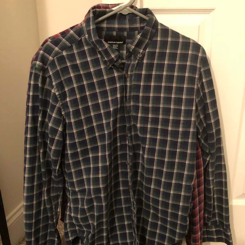 american apparel button down